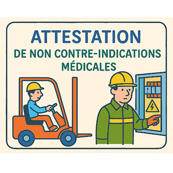 L’ATTESTATION DE NON CONTRE-INDICATIONS MÉDICALES